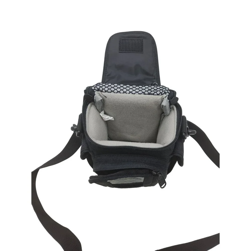 Lowepro Edit 100 Camera Bag Black With Adjustable Shoulder Strap & Padded Interi